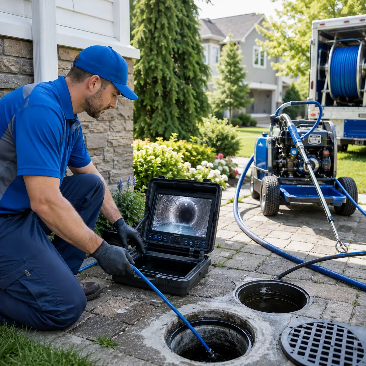 Outdoor drain cleaning professionals serving South Houston, TX