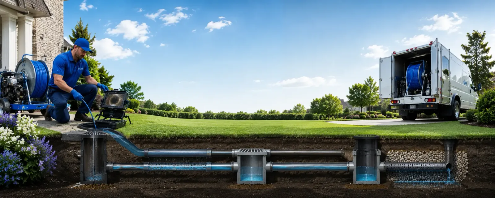 Outdoor drain cleaning information for South Houston, TX